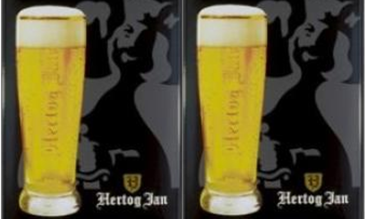 Hertog Jan emaille bord